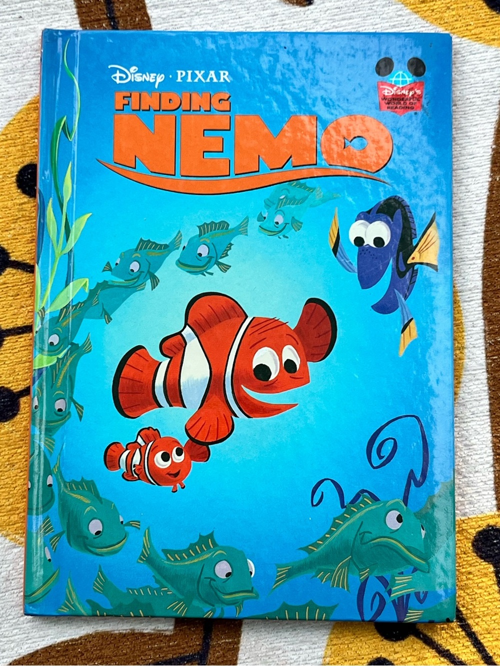 Vintage Disney Pixar Finding Nemo Hardcover Book Grolier Scholastic